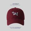 Nueva Gorra de Béisbol Cachorro de Dibujos Animados Algodón Puro Gorra Superior Suave para Hombres y Mujeres Casual Combinable con Todo Visera Ancha Cara Visible Sombrero Pequeño