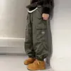 Pantalones de trabajo para niños, nuevo estilo primavera/otoño 2026, pantalones casuales holgados para niños, deportivos y modernos para niños mayores, colección de otoño