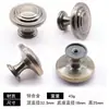 Manija de Metal Sólido de Doble Agujero Accesorios de Ferretería Manija de Cajón Gabinete Puerta Manija de Gabinete Armario Vestidor Estilo Americano Antiguo