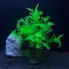 Mini paisaje mesa de arena adornos de árbol pequeño artificial falso decoración de acuario plantas acuáticas artificiales planta de simulación bonsái venta directa