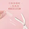 Set Gecomo para Dar Forma a las Cejas con Cuchillas de Afeitar y Tijeras Portátiles para Cejas para Principiantes