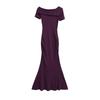 Vestido Asimétrico con Hombro Descubierto 2025 Verano Nuevo Vintage Cintura Entallada Francés Sexy Bodycon Sirena Vestido Largo para Mujer Tendencia