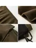 Falda Corta Gris para Mujer, Nuevo Estilo Otoño/Invierno 2026, Falda Lápiz de Lana de Cintura Alta Ajustada en Línea A para Figuras Pequeñas