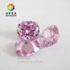 Pedra Sintética Vermelho Rosa Zircônia Rosa Cz Rosa Cúbica Forma Almofada Pedra Solta Atacado de Pedras Preciosas Wuzhou