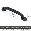 Puxador Estendido para Porta de Guarda-Roupa Preto Minimalista Moderno High-End Luxo Leve Tira Longa Puxador de Porta de Gaveta de Armário