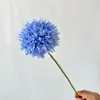 Flores Artificiais, Decorações de Crisântemo Bola de Alta Qualidade para a Sala de Estar, Flores Artificiais para Decoração de Parede, Arranjos Florais de Mesa, Flores Artificiais
