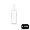Frasco com Bomba para Loção 30/60/100ml Plástico Petg Hidrossol 120ml Produto para Cuidados com a Pele Frasco Borrifador Reembalado Frasco Vazio
