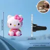 Lindo Clip de Perfume para Ventilación de Coche de Gato Gatito Acrílico Decoración de Coche Accesorio de Interior Adorno de Fragancia