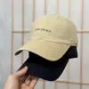 Nueva Gorra de Béisbol de Alta Calidad para Primavera/Verano, Bordado de Letras para Viajes, Visera Suave para Mujer, Estilo Coreano Adelgazante, Versátil y Moderna