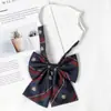 Accesorios para Camisa Rayas Rojas Estilo Estudiante Japonés Estilo Preppy Jk Lazos Lazos Femeninos Uniforme de Marinero Uniforme Académico Lazos