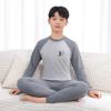 Conjunto de Ropa de Otoño para Adolescentes, Pijama de Algodón Puro para Niños, Ropa Interior Básica de Algodón para Niñas, Conjunto de Ropa Interior Térmica para Niños Mayores
