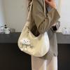 Bolsa Grande da Moda para Estudantes, para a Aula, Bolsa Tote Coreana Tendência Verão 2026 Feminina, Bolsa Grande de Ombro Cruzado