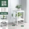 Soporte de flores de hierro forjado nórdico negro para sala de estar, soporte interior para bonsái, estante de almacenamiento de varias capas para suelo de pothos, marco de decoración suave