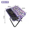 Suministrado directamente por el fabricante, taburete plegable mini portátil para uso en exteriores, adecuado para montar puestos, dibujar y ocio, se puede imprimir con un logotipo