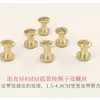 Tornillos para Cinturón M4, Tornillos Curvos para Cinturón, Remaches Amarillos, Accesorios para Reparación de Cinturones DIY, Sujetadores