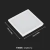 Posavasos para mesa de centro piedra de expansión de yeso porta incienso molde de silicona posavasos para copa de vino tinto caja de almacenamiento molde de resina epoxi