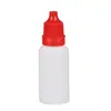 Frascos de Gotejamento para Olhos com Pressão em Estoque 5 10 15 20 30 50ml Plástico Branco Frascos Dispensadores de Tinta Frascos Pequenos com Conta-Gotas