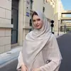 Bufanda Larga de Bambú Popular Transfronteriza Casual Versátil Personalidad Color Sólido Minimalista Cómoda Transpirable Ropa de Viaje Chal Multiusos