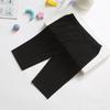 Calças de Cinco Pontos para Meninas Verão Leggings Finas de Modal Calças de Cor Sólida Anti-luz de Comprimento Médio Calças Infantis Shorts para Bebê