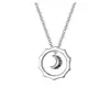 Venta al por mayor de joyería pequeña transfronteriza Collares de pareja con diseño de estrella y luna, modernos y a la moda, estilo coreano, para hombres y mujeres, cadena para clavícula de suéter