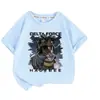 2026 Novo Modelo Infantil Divertido Força Delta Dragão Inseto Abstrato Algodão Puro Meninos Descolado Casual Camiseta de Manga Curta