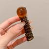 Marrón Artefacto para Trenzar el Cabello de Trenza de Burbujas Cuerda para el Cabello para Mujer Liga para el Cabello de Línea Telefónica Anillo para el Cabello Elegante Cuerda para el Cabello de Cola de Caballo Accesorios para el Cabello de Tendón de Goma