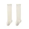 Calcetines para Bebé Primavera y Verano Malla Fina Transpirables Calcetines Altos para Niños Puño Suelto Sin Costuras No Aprietan Calcetines de Alta Elasticidad para Bebés