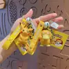 Colgante Llavero Original de Pokemon Muñeco de Dibujos Animados Lindo de Pikachu Colgante para Llavero de Coche de Pareja Venta al por Mayor