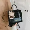 Bolsa de Mão Casual Texturizada Fashionável de Grande Capacidade 2026 Mochila Estilosa Nova Fosca Estilo Ins Bolsa Quadrada Pequena