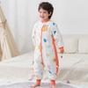 Bolsa de Dormir para Bebé de Gasa Acolchada para Piernas Gasa de Algodón Puro Bata de Dormir para Bebé Protección para el Vientre para Habitación con Aire Acondicionado para Bebé Artefacto a Prueba de Patadas