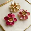 Broche de Flor de Esmalte de Moda Retro, Broche de Metal Esmaltado de Alta Gama, Accesorio Elegante y Versátil de Otoño e Invierno para Mujeres