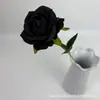 Flor Artificial Rosa Perla Terciopelo Transfronteriza Flor Artificial Rosa Día de San Valentín Arreglo Floral Cascada de Rosas Decoración de Pared de Flores Material Floral