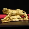 Ornamentos de Tigre da Fortuna de Latão por Atacado Lingote de Latão Dinheiro Ornamentos de Tigre Latão Tigre Decorações de Escritório para Casa