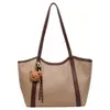 Bolsa tote única e estilosa para mulheres, nova bolsa de ombro e debaixo do braço de grande capacidade vintage, bolsa de mão para o dia a dia