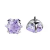Garras de Titânio F136 Floco de Neve de Zircônia Cravejado com Zircônia 5A Piercing Labial Piercing de Osso da Orelha Titânio G23 Liga de Titânio Stud de Orelha Joia Cabeça de Piercing Joia
