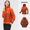 Nueva chaqueta multicapa individual a prueba de viento e impermeable para exteriores para hombre, abrigo deportivo, ropa de montañismo con bordado e impresión personalizadas