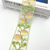 Novos Sapato e Chapéu Acessórios de Estilo Chinês Retrô Bordados de Flores Multicoloridos Estilo Étnico Hanfu Acessórios de Código de Barras 6CM de Largura