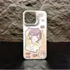 Chica Anime Adecuada para Iphone17Promax16Plus Colorida Plateada 15 Funda de Teléfono 1413 Apple 12 Elegante 11
