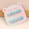 Pegatinas de uñas para niñas directo de fábrica, dibujos animados, uñas postizas para niños, 10 parches de uñas lindos para niñas