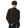 Novo Cardigan de Tricô Masculino de Alta Qualidade Estilo Coreano Tendência Outono/Inverno 2026, Peça de Roupa Externa Estilosa