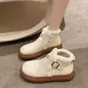 Botas de nieve para mujer, nueva colección de invierno 2026, forradas de felpa, engrosadas para abrigar, antideslizantes, versátiles, estilo retro, botas de nieve mullidas