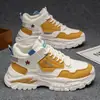 Zapatos de Hombre Otoño 2026 Nuevas Zapatillas Transpirables de Caña Alta para Adolescentes de Moda Versátiles de Suela Gruesa Casual Tipo Papá para Hombres