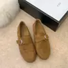 2026 Nuevos Zapatos Mocasín Slip-On Vintage Maillard que Aumentan la Altura con Suela Suave y Correa de Hebilla