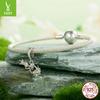 Dijes de plata plata s925 original serie primavera colgante de violín estilo europeo y americano pulsera diy accesorios de cuentas