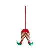 Decoraciones de Rama de Árbol de Navidad de Producto Nuevo de Amazon Transfronterizo Adornos para Árbol de Navidad Decoraciones de Rama de Árbol con Piernas de Elfo