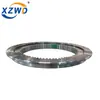 [Suministro del Fabricante] Xuzhou Wanda Rodamiento de Plato Giratorio de Soporte Giratorio Cañón de Baile Mecánico Giratorio Dientes Exteriores