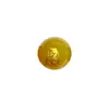 Ágata Amarillo Natural Sellado en Oro Grabado Doce Signos del Zodiaco Cuentas Sueltas Pulsera de Cuentas Redondas Accesorio de Joyería Cuentas Espaciadoras Cuentas para Hilo