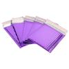 Bolsa de burbujas de película aluminizada morada gruesa, bolsa de espuma a prueba de golpes para teléfono móvil, película de aluminio PET con burbujas