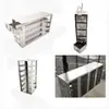 304 estante de refrigerador de temperatura ultrabaja para almacenamiento congelado acero inoxidable estante de congelador tipo cajón portátil lado plano