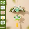 Decorações Artesanais DIY Personalizadas para o Festival do Barco-Dragão: Barco-Dragão de Bambu, Decorações de Suspensão de Artemísia, Buquês de Flores, Enfeites de Porta, Decorações para Atividades de Crianças em Jardim de Infância